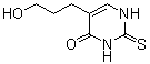 2,3-二氢-5-(3-羟基丙基)-2-硫代-4(1H)-嘧啶酮分子结构 (CAS 53438-93-0)