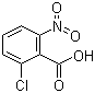2-氯-6-硝基苯甲酸分子结构 (CAS 5344-49-0)