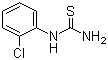 邻氯苯基硫脲分子结构 (CAS 5344-82-1)
