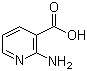 2-氨基烟酸分子结构 (CAS 5345-47-1)