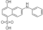 4-Hydroxy-6-(phenylamino)-1-naphthalenesulfonic acid molecular structure (CAS 5345-77-7)