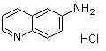 6-氨基喹啉单盐酸盐分子结构 (CAS 53472-17-6)