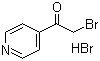 4-(溴乙酰基)吡啶氢溴酸盐分子结构 (CAS 5349-17-7)