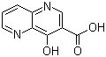 4-羟基-1,5-萘啶-3-羧酸分子结构 (CAS 53512-10-0)