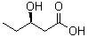 D-beta-羟基戊酸分子结构 (CAS 53538-53-7)