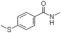 N-甲基-4-(甲硫基)苯甲酰胺分子结构 (CAS 53551-23-8)