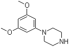 1-(3,5-二甲氧基苯基)哌嗪分子结构 (CAS 53557-93-0)