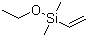 乙烯基二甲基乙氧基硅烷分子结构 (CAS 5356-83-2)