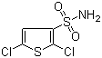 2,5-二氯噻吩-3-磺酰胺分子结构 (CAS 53595-68-9)