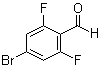 4-溴-2,6-二氟苯甲醛分子结构 (CAS 537013-51-7)
