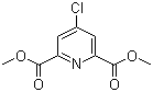 2,6-双(甲氧羰基)-4-氯吡啶分子结构 (CAS 5371-70-0)