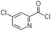 4-氯吡啶-2-甲酰氯分子结构 (CAS 53750-66-6)