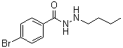 4-溴苯甲酸 2-丁基酰肼分子结构 (CAS 537672-41-6)