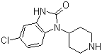 5-氯-1,3-二氢-1-(4-哌啶基)-2H-苯并咪唑-2-酮分子结构 (CAS 53786-28-0)