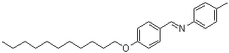 4-甲基-N-[[4-(十一烷氧基)苯基]亚甲基]苯胺分子结构 (CAS 53789-78-9)