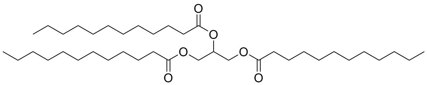 三月桂酸甘油酯分子结构 (CAS 538-24-9)