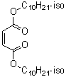 (2Z)-2-丁烯二酸二异癸基酯分子结构 (CAS 53817-61-1)