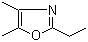 2-乙基-4,5-二甲基噁唑分子结构 (CAS 53833-30-0)