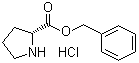 D-脯氨酸苯甲酯盐酸盐分子结构 (CAS 53843-90-6)