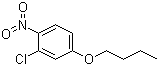 4-丁氧基-2-氯-1-硝基苯分子结构 (CAS 5391-56-0)