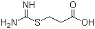 3-[(氨基亚氨基甲基)硫基]丙酸分子结构 (CAS 5398-29-8)