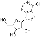 6-氯嘌呤核苷分子结构 (CAS 5399-87-1)