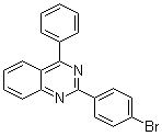 2-(4-溴苯基)-4-苯基喹唑啉分子结构 (CAS 540466-42-0)