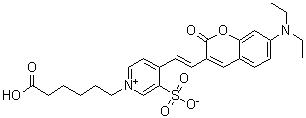 结构式 CAS# 540528-09-4, DY 520XL