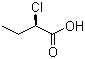 (R)-2-氯丁酸分子结构 (CAS 54053-45-1)