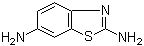 2,6-苯并噻唑二胺分子结构 (CAS 5407-51-2)