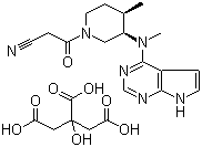 枸橼酸托法替尼分子结构 (CAS 540737-29-9)