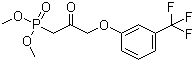 [2-氧代-3-(3-三氟甲基苯氧基)丙基)]磷酸二甲酯分子结构 (CAS 54094-19-8)