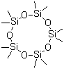 十甲基环五硅氧烷分子结构 (CAS 541-02-6)