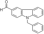 9-苄基-9H-咔唑-3-甲醛分子结构 (CAS 54117-37-2)