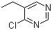 4-氯-5-乙基嘧啶分子结构 (CAS 54128-01-7)