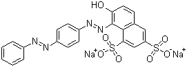 酸性红 73分子结构 (CAS 5413-75-2)