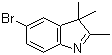 structure of CAS# 54136-24-2, 5-Bromo-2,3,3-trimethyl-3H-indole