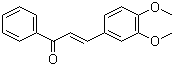 3,4-二甲氧基查耳酮分子结构 (CAS 5416-71-7)