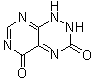 1,2-二氢嘧啶并[5,4-e]-1,2,4-三嗪-3,5-二酮分子结构 (CAS 54185-68-1)