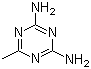 structure of CAS# 542-02-9, 6-Methyl-1,3,5-triazine-2,4-diamine;2,4-Diamino-6-methyl-1,3,5-triazine; Acetoguanamine