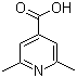 2,6-二甲基-4-吡啶甲酸分子结构 (CAS 54221-93-1)