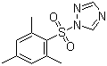 1-间三甲基苯磺酰基-1,2,4-三唑分子结构 (CAS 54230-59-0)