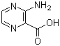 3-氨基吡嗪-2-羧酸分子结构 (CAS 5424-01-1)