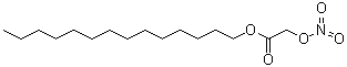 2-(硝基氧基)乙酸十四烷基酯分子结构 (CAS 5426-76-6)