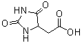 2,4-二氧代咪唑烷-5-乙酸分子结构 (CAS 5427-26-9)