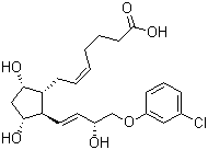 (+)-氯前列烯醇分子结构 (CAS 54276-21-0)