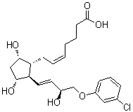 15S-氯前列醇分子结构 (CAS 54276-22-1)