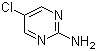 2-氨基-5-氯嘧啶分子结构 (CAS 5428-89-7)