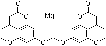 地美罗酸镁盐分子结构 (CAS 54283-65-7)