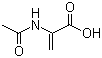 2-乙酰氨基丙烯酸分子结构 (CAS 5429-56-1)